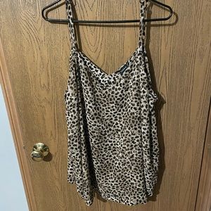NWT Leopard Print Tank 3XL